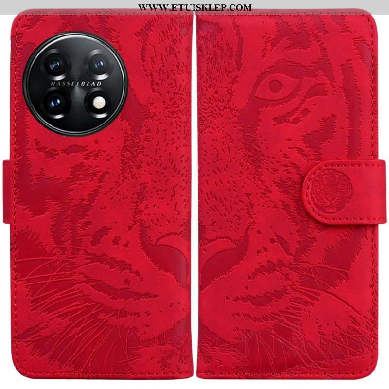 Etui Folio do OnePlus 11 5G Ślad Tygrysa